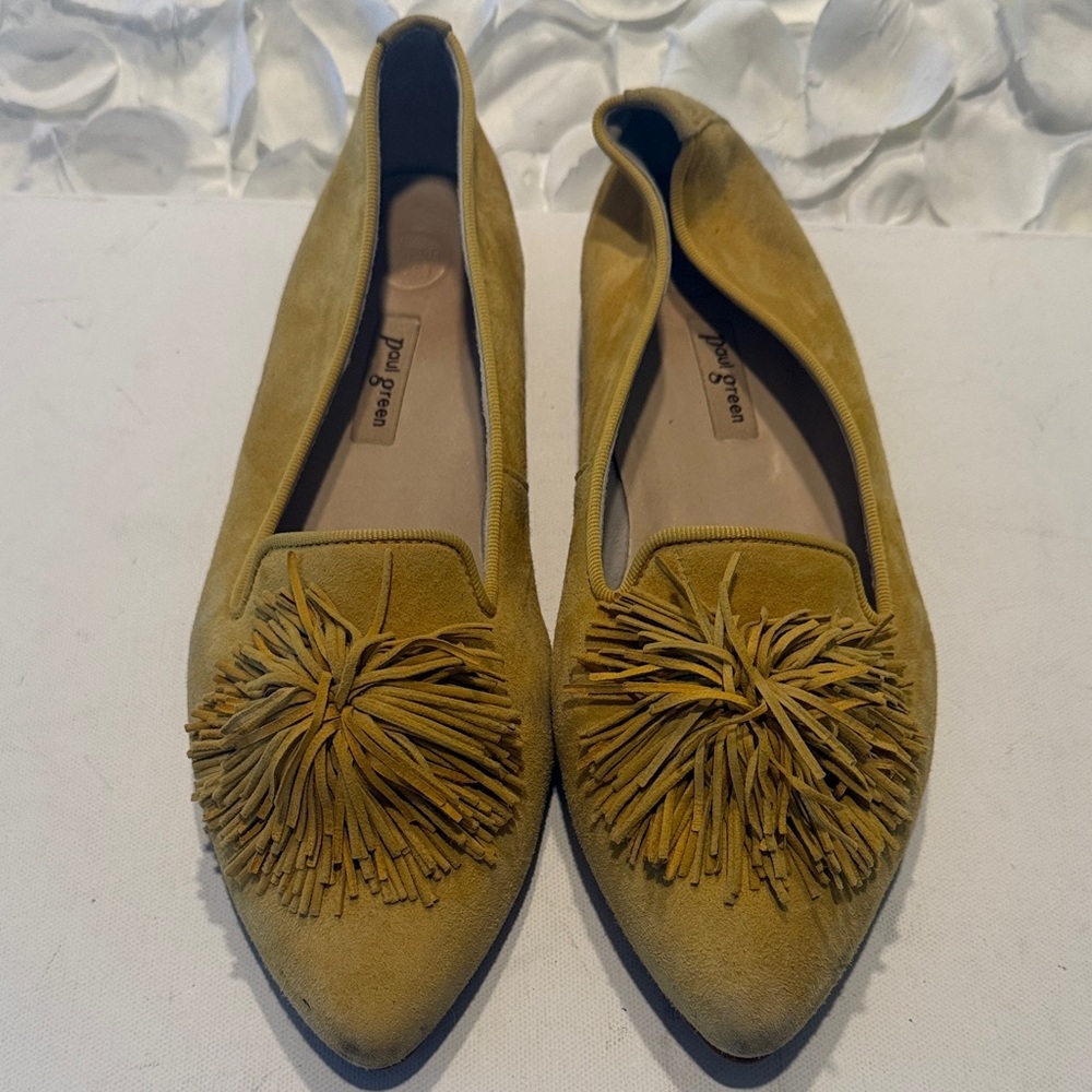 Paul Green Mustard Tassel Loafers